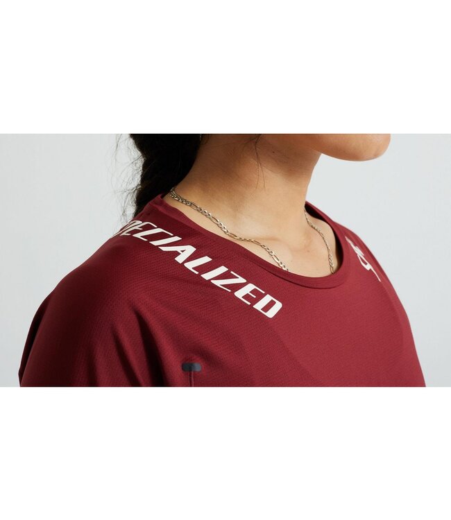 Specialized Women's Trail Air Long Sleeve Jersey - Garnet Red