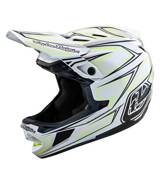 Troy Lee Designs D4 AS COMPOSITE HELMET PINNED LIGHT GRAY