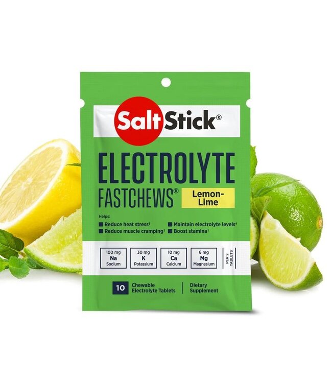 Saltstick Fastchews 10pk Lemon Lime
