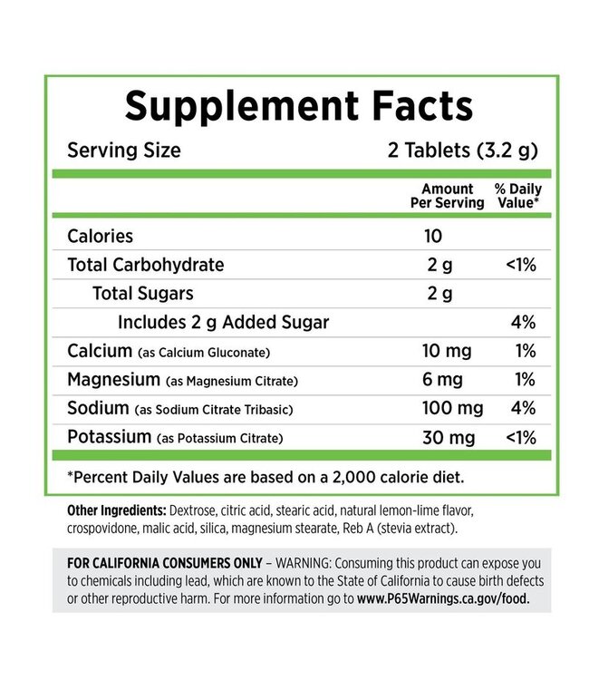 Saltstick Fastchews 10pk Lemon Lime