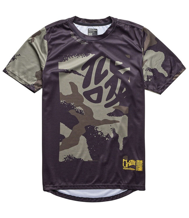 Troy Lee Designs Flowline SS Jersey - Confined Black