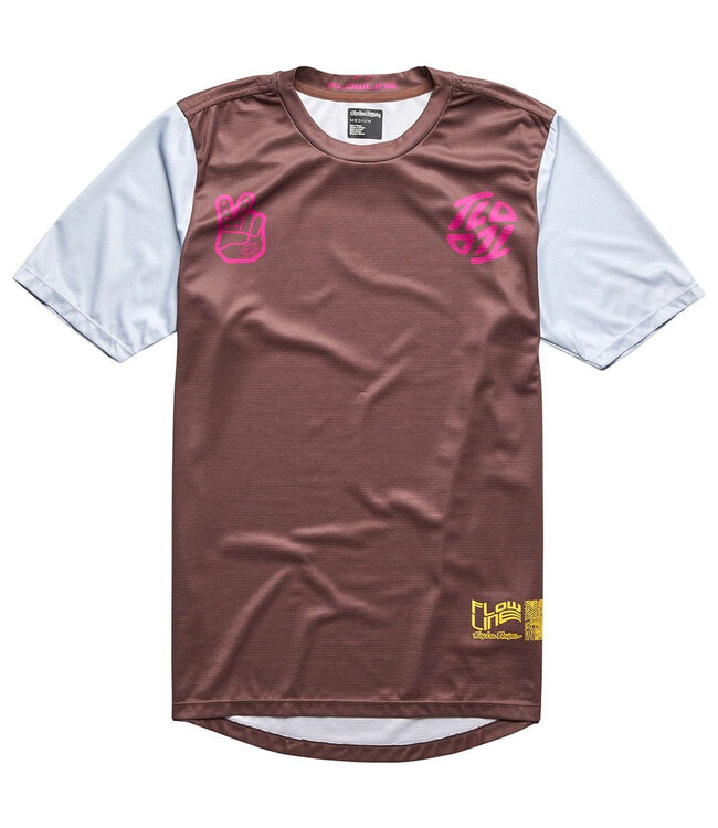Troy Lee Designs Flowline SS Jersey - Flipped Chocolate