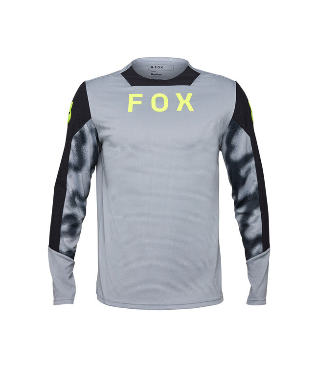 FOX DEFEND LS JERSEY TAUNT Steel Grey Cyclezone Rotorua Ltd