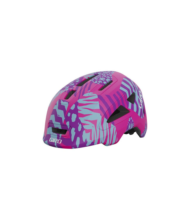 Giro Helmet Scamp II Child Matte Pink Animals Cyclezone Rotorua Ltd