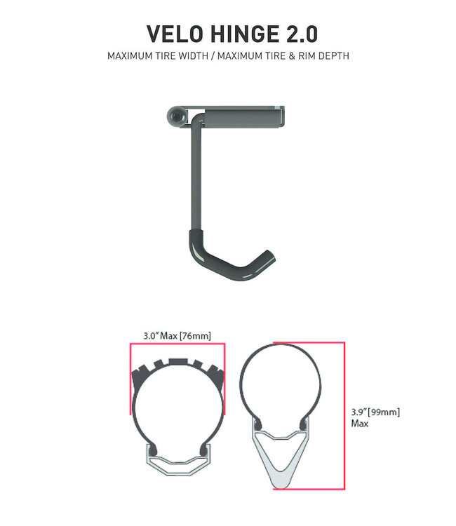 Velo Hinge 2.0 - Black