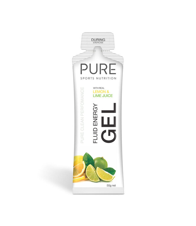 Pure Sports Nutrition Pure Fluid Energy Gel Lemon/Lime 50g
