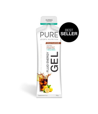 Pure Sports Nutrition Pure Fluid Energy Gel Cola + Caffeine (30mg)  50g