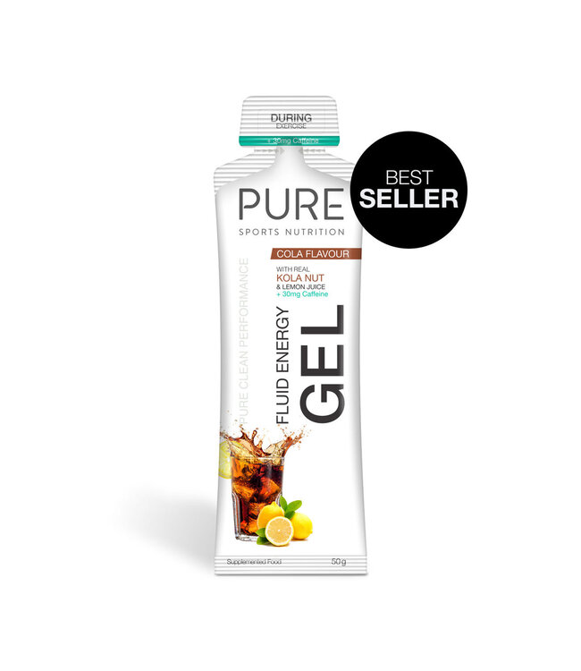 Pure Sports Nutrition Pure Fluid Energy Gel Cola + Caffeine (30mg)  50g