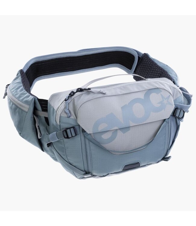 EVOC Hip Pack Pro 3L + 1.5L Bladder Stone/Steel