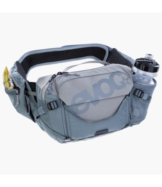 EVOC Hip Pack Pro 3L + 1.5L Bladder Stone/Steel