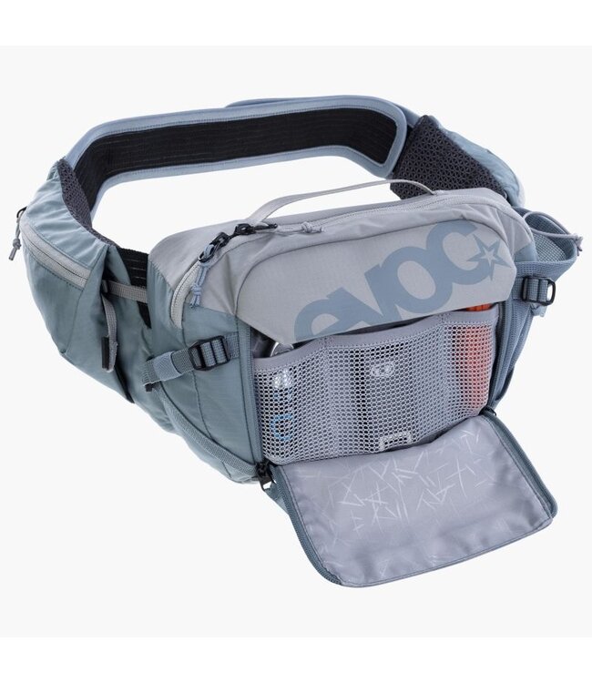 EVOC Hip Pack Pro 3L + 1.5L Bladder Stone/Steel