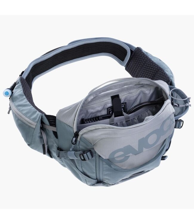 EVOC Hip Pack Pro 3L + 1.5L Bladder Stone/Steel