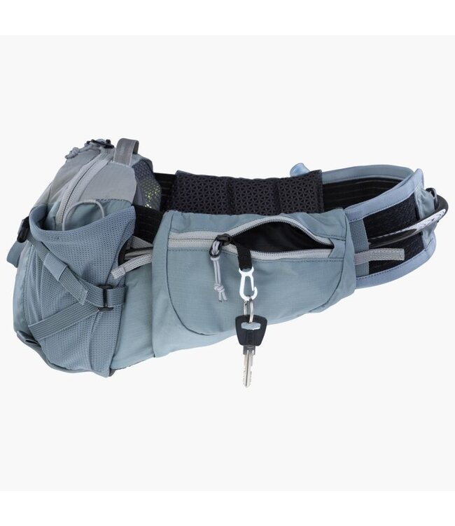 EVOC Hip Pack Pro 3L + 1.5L Bladder Stone/Steel