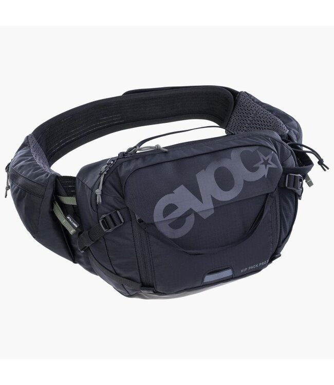 EVOC Hip Pack Pro 3L + 1.5L Bladder Black