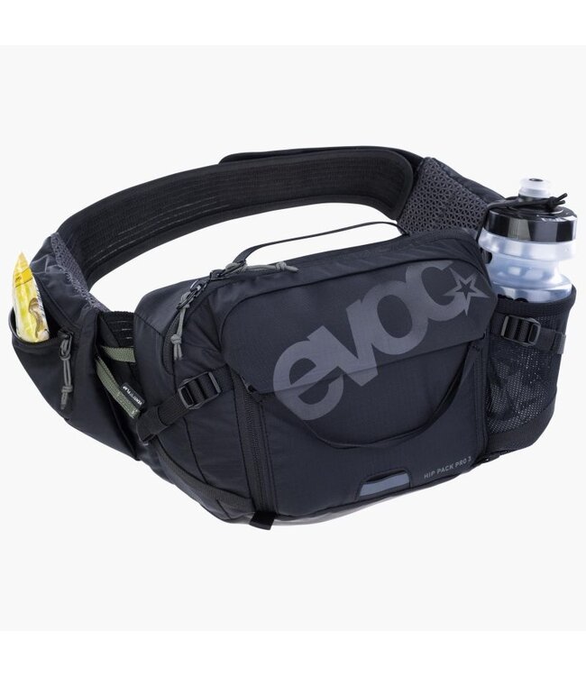 EVOC Hip Pack Pro 3L + 1.5L Bladder Black