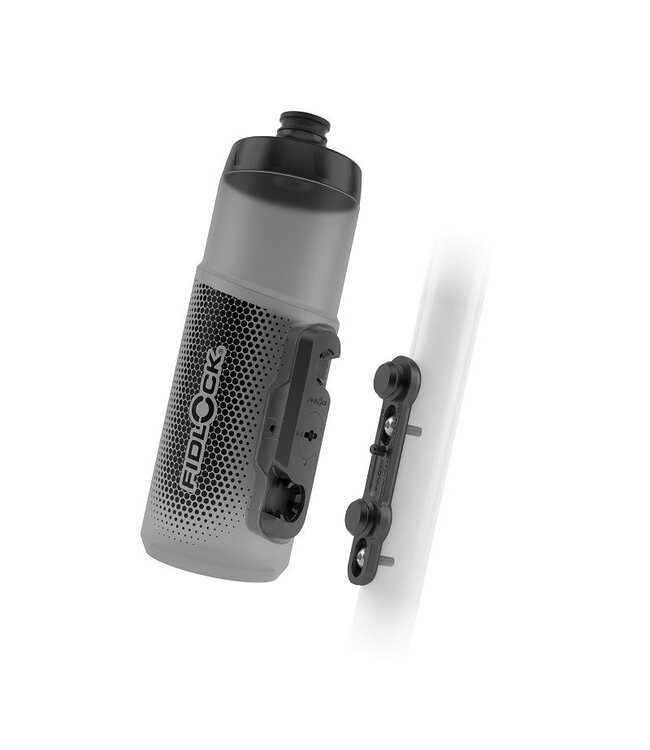 Fidlock Fidlock Twist Bottle 600ml + Mounting System - Transparent Black
