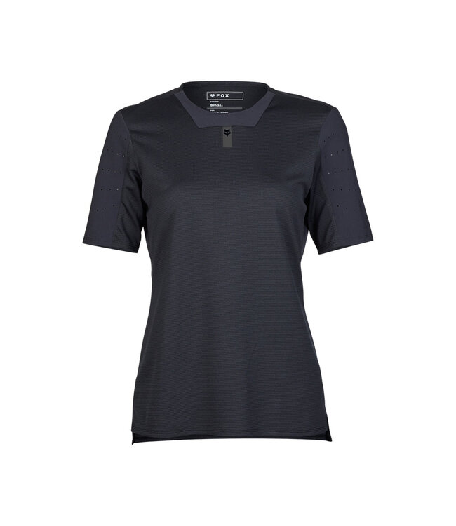 Fox Womans Defend Short Sleeve Jersey - Black