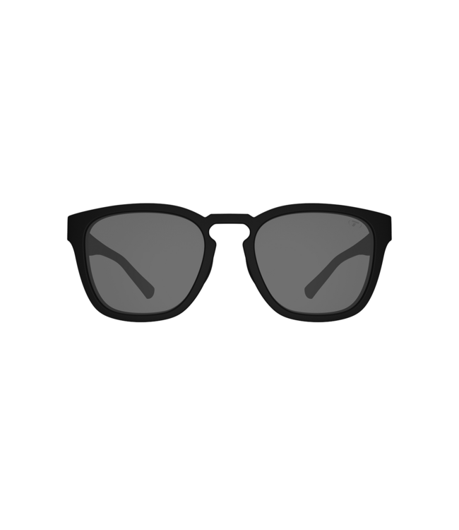 Tifosi Smirk Sunglasses Blackout with Smoke No Mirror Lens