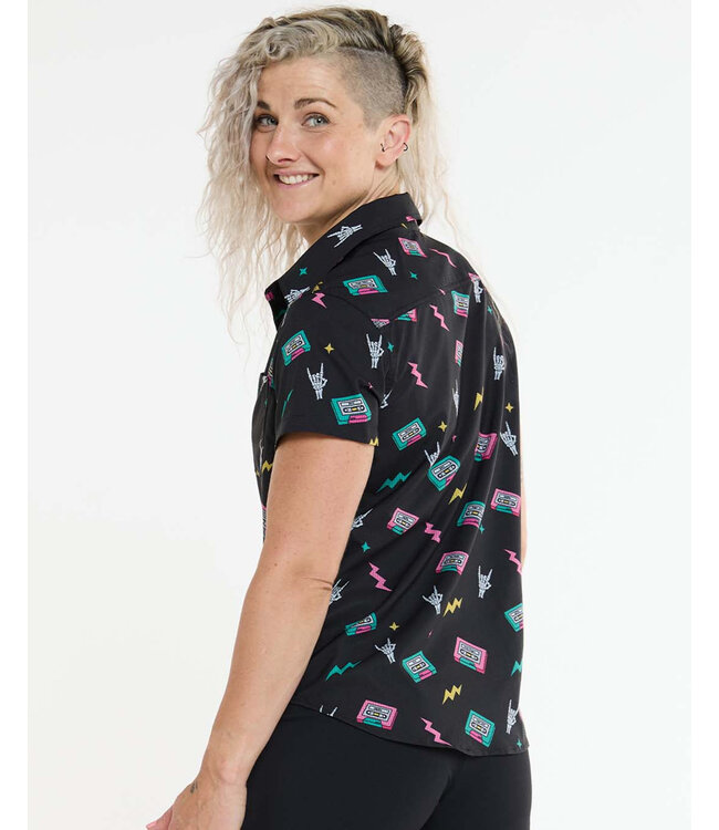 Dharco Womens Tech Party Shirt - Mix Tape