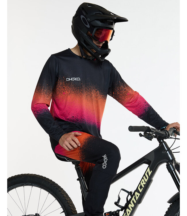Dharco Mens Race Jersey - Black Snake