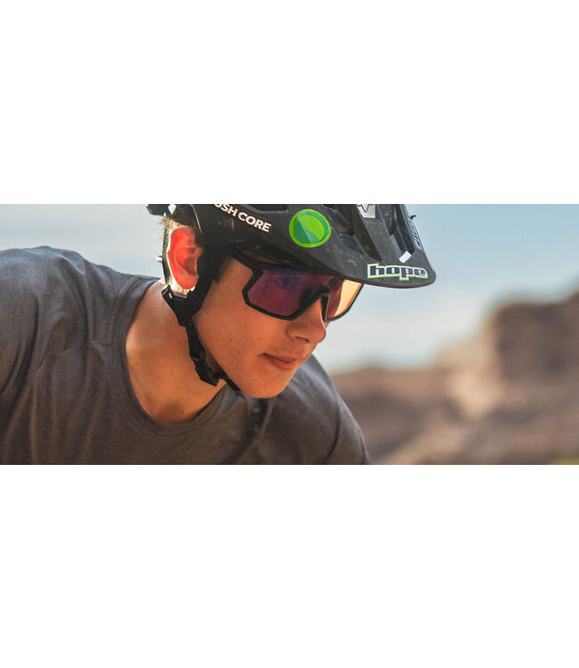 Tifosi Moab - Blackout - Smoke, AC Red and Clear Lens