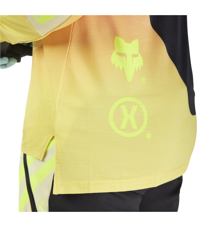 Fox Long Sleeve Jersey Elevated - Lemonade