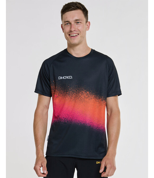 Dharco Mens Short Sleeve Jersey - Black Snake