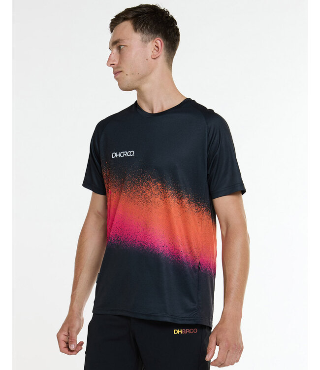 Dharco Mens Short Sleeve Jersey - Black Snake