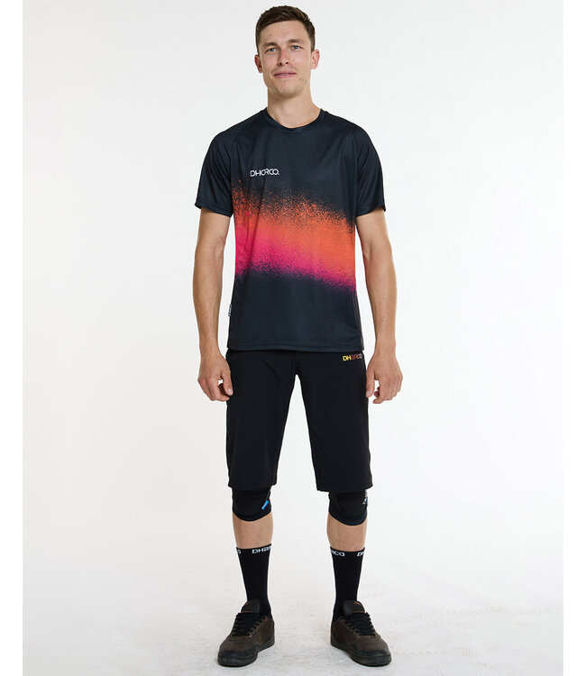 Dharco Mens Short Sleeve Jersey - Black Snake