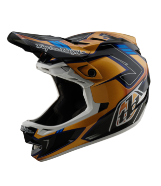 Troy Lee Designs D4 AS Composite Helmet - Royalty Black / Gold