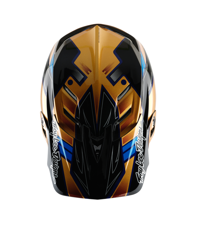 Troy Lee Designs D4 AS Composite Helmet - Royalty Black / Gold