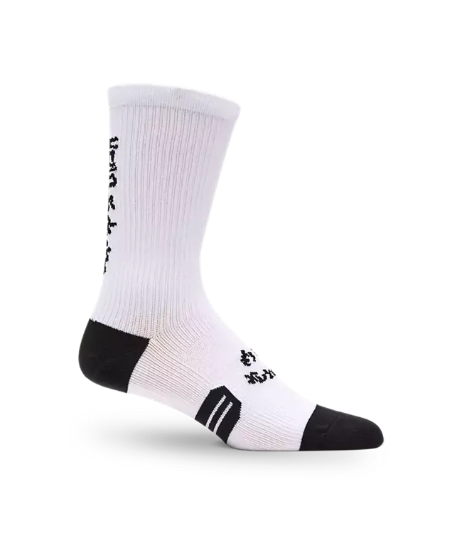 Fox 8" Ranger Socks - Hello Future White