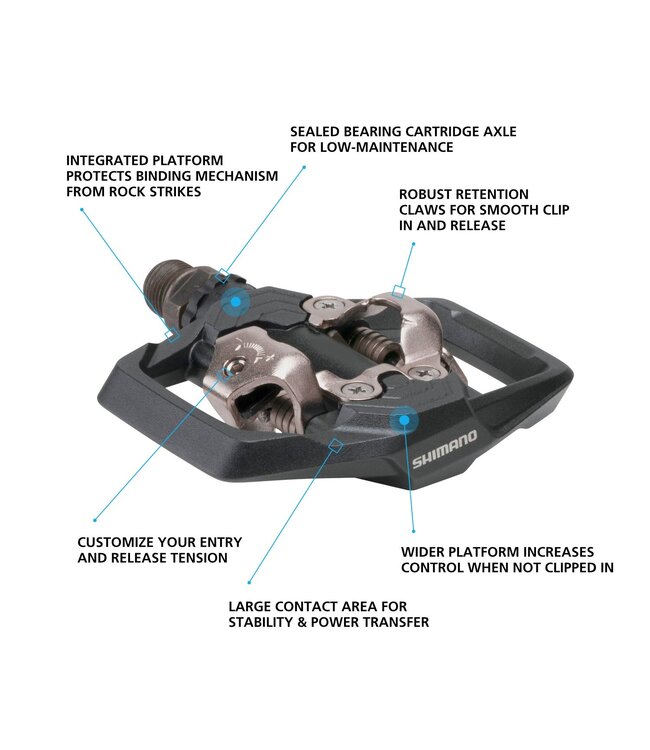 Shimano PD−ME700 SPD PEDAL - Black