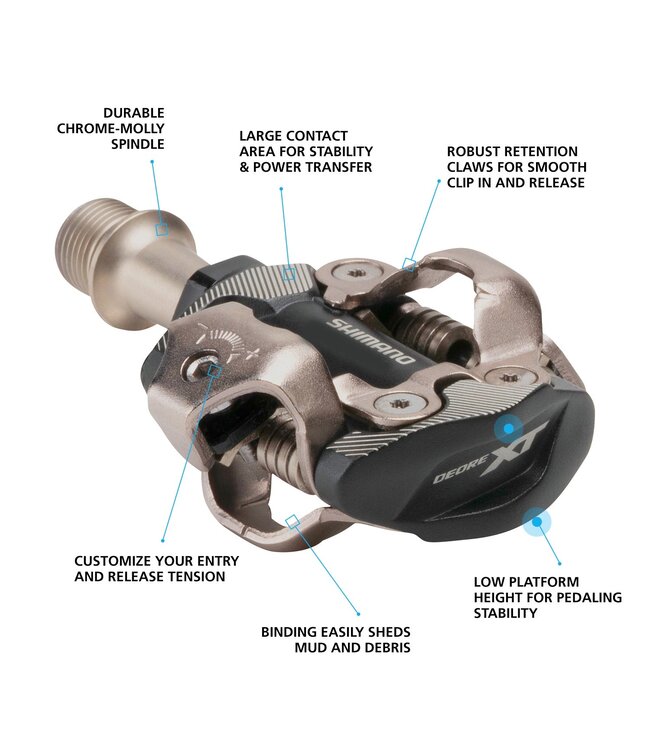Shimano PD-M8100 SPD PEDALS DEORE XT