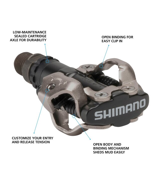 Shimano PD-M520L SPD PEDAL - BLACK