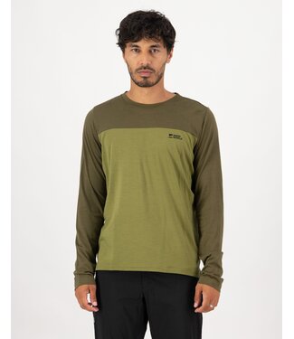 Mons Royale Diversion Merino Mens Jersey - Fern / Olive
