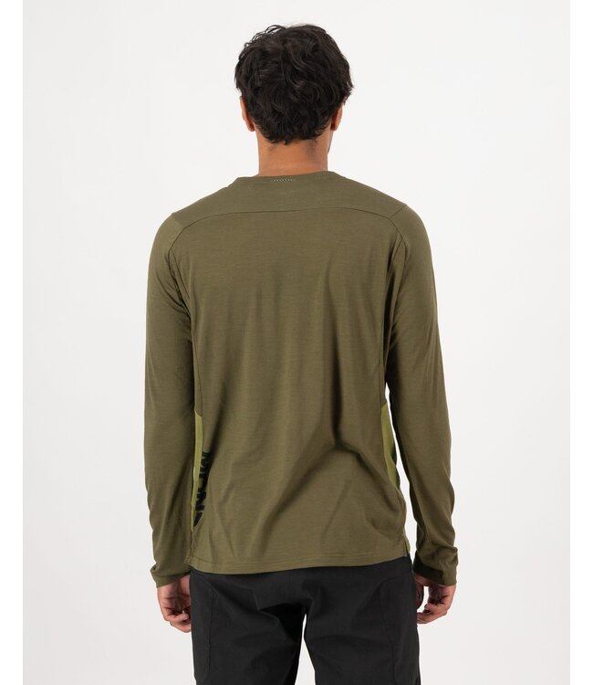 Mons Royale Diversion Merino Mens Jersey - Fern / Olive