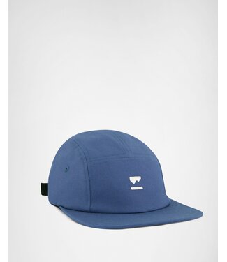Mons Royale Ridgeline 5 Panel Cap - Steel Blue