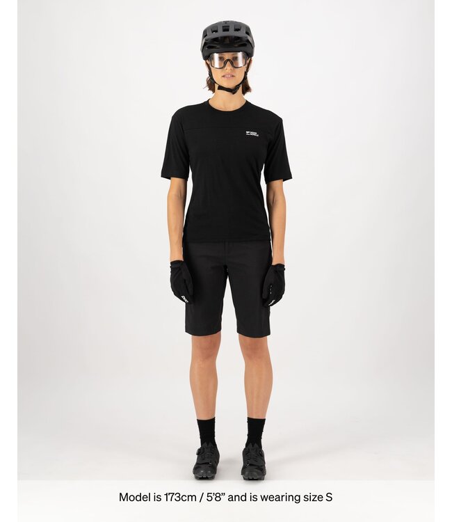 Mons Royale Diversion Merino Woman's Trail Shorts - Black