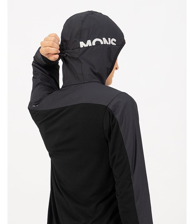 Mons Royale Diversion Merino Woman's Wind Jacket - Black