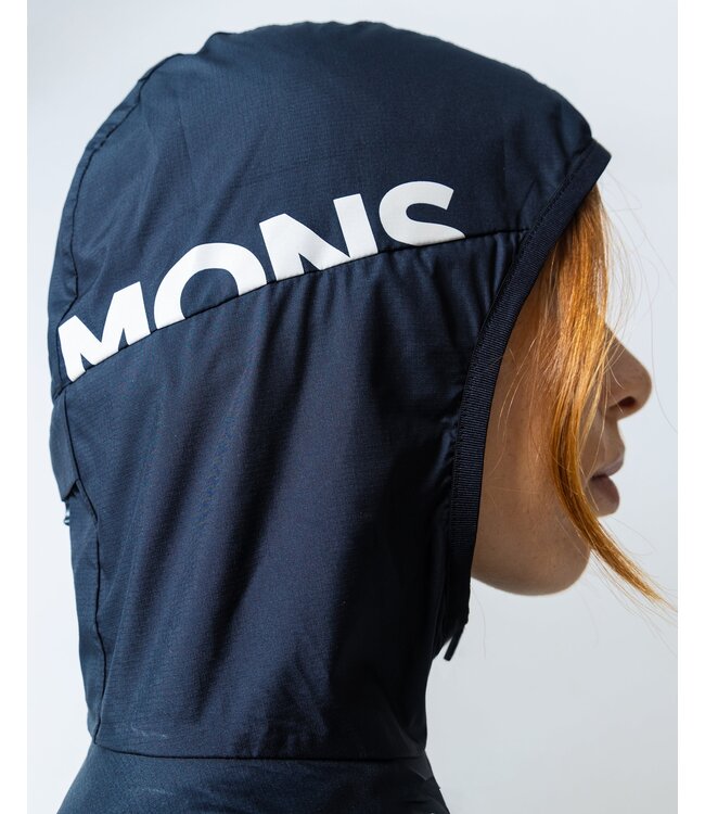 Mons Royale Diversion Merino Woman's Wind Jacket - Black