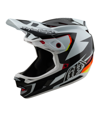 Troy Lee Designs D4 AS Carbon Helmet - Optic Black