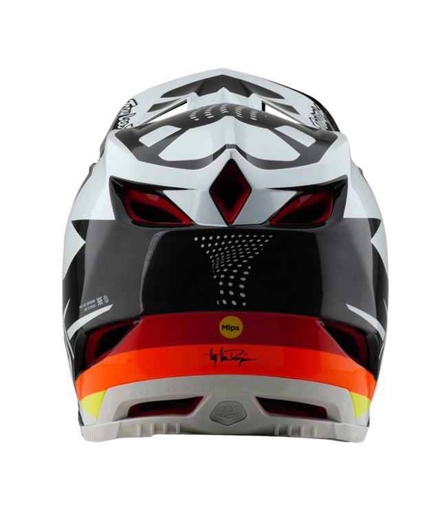 Troy Lee Designs D4 AS Carbon Helmet - Optic Black
