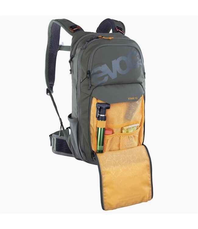EVOC Stage 12L Performance Backpack - Dark Olive