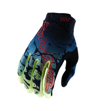 Troy Lee Designs Air Gloves - Drip Glo Yellow / Dark Navy