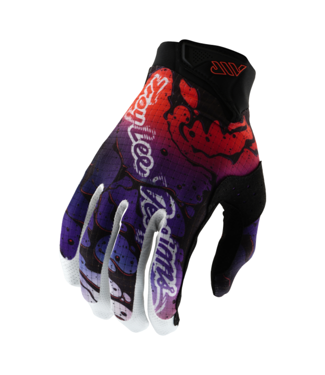Troy Lee Designs Youth Air Gloves - Drip Black / Purple
