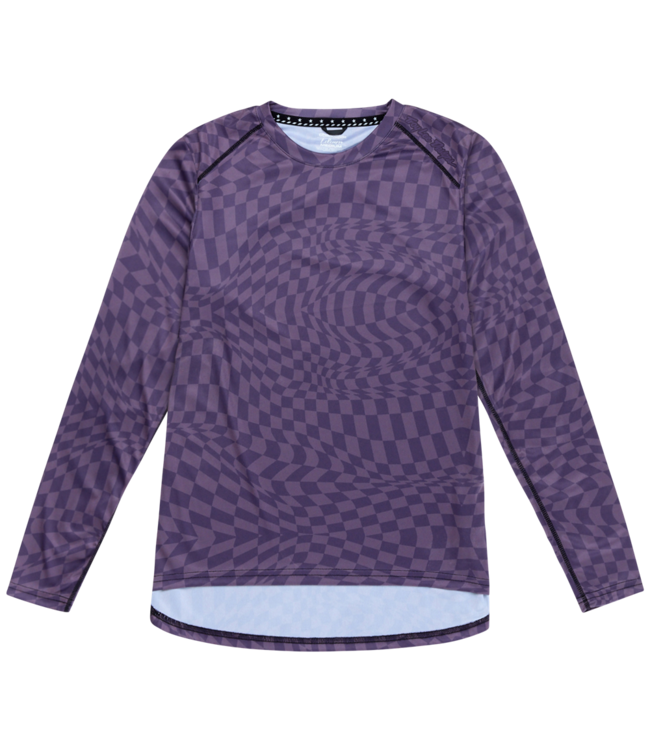 Troy Lee Designs Woman's Lilium Jersey - Twisted Checkers Purple