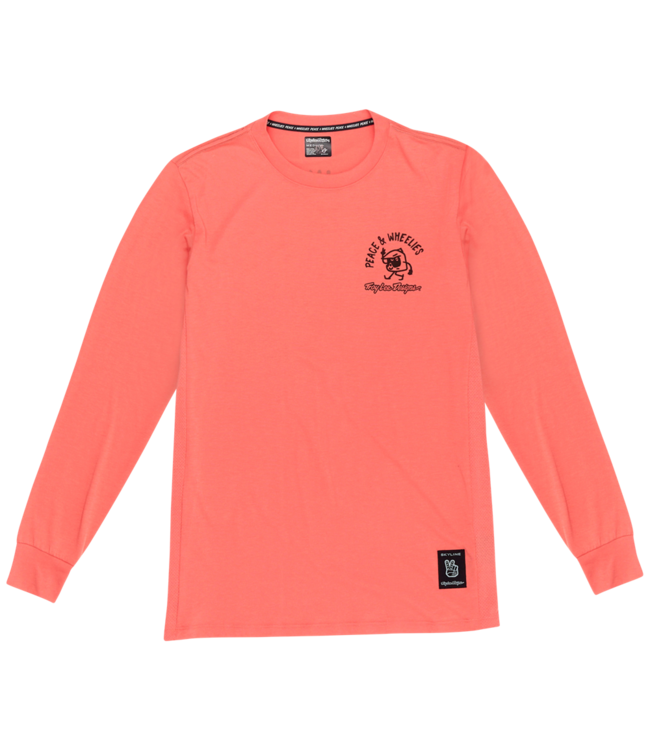 Troy Lee Designs Skyline Long Sleeve Ride Tee - Melon