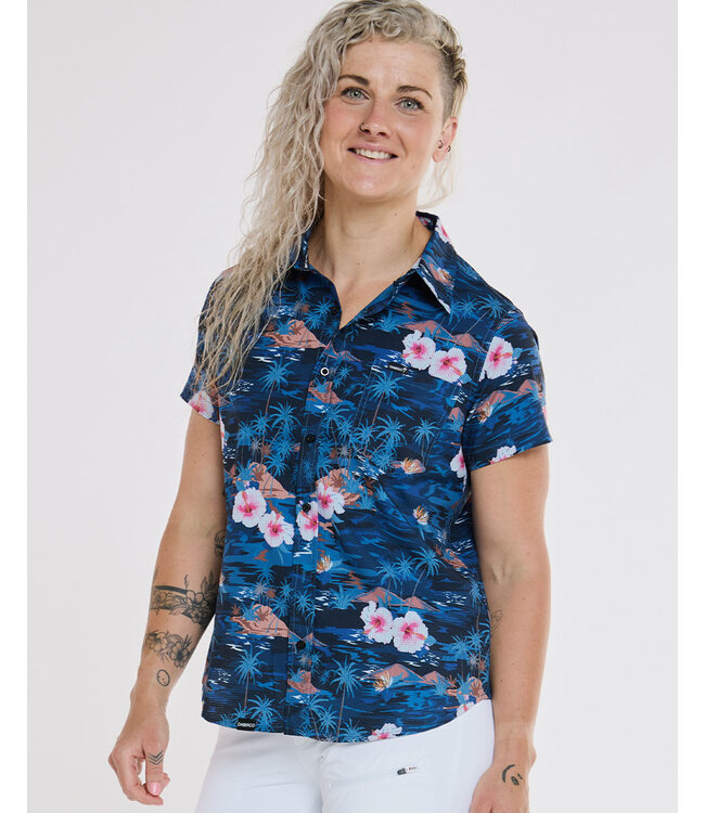 Dharco Womens Tech Party Shirt - Oasis