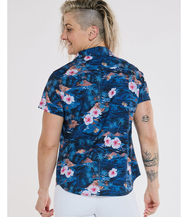 Dharco Womens Tech Party Shirt - Oasis